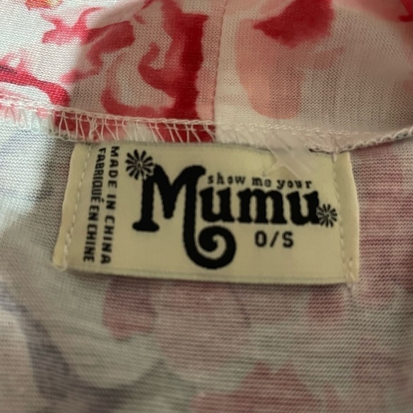 SHOW Me Your Mumu - Kimono/Robe/Cover-Up Pink/White Peony Floral Design Size O/S - Picture 6 of 6